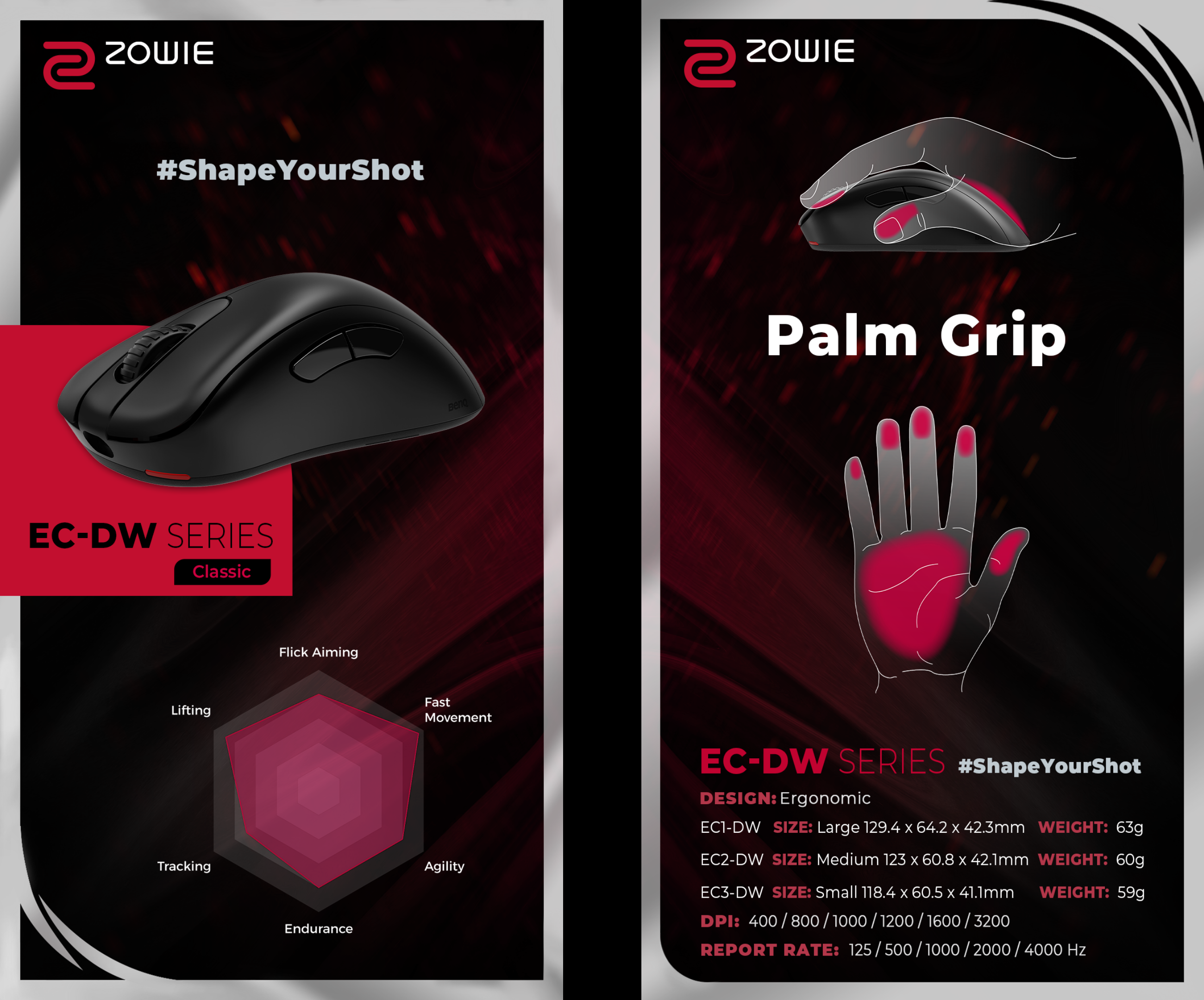 ZOWIE EC1-DW レビューに使用　殆ど新品 EC1-DW | ZOWIE Japan